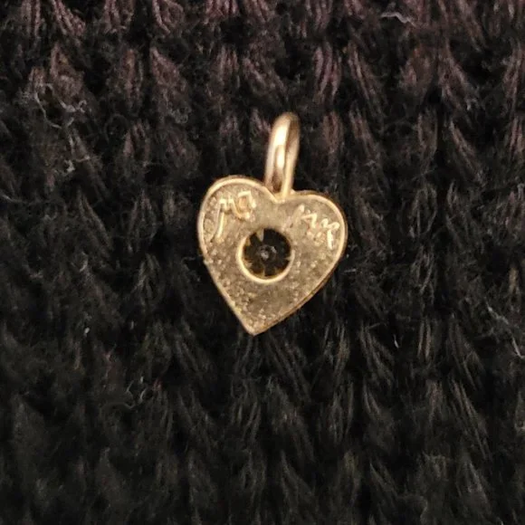 14K Necklace with Jade Fruit and 14K Michael Anthony Charm - Picture 6 of 8